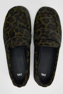 Clearance MOCASÍN ESTAMPADO ANIMAL PELO Mujer Zapatos