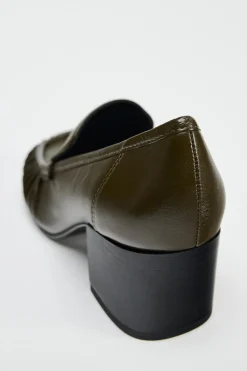 Discount MOCASÍN FRUNCIDO PIEL Mujer Zapatos