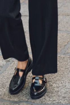 Hot MOCASÍN HEBILLA PIEL Mujer Zapatos