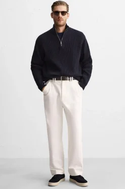 Discount MOCASÍN PIEL BORLAS Hombre Zapatos