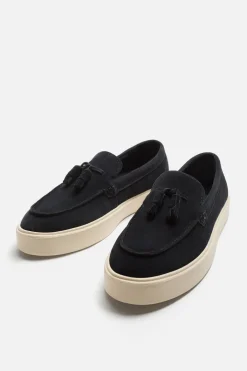 Discount MOCASÍN PIEL BORLAS Hombre Zapatos