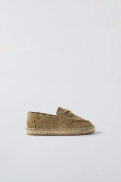 Niños ZARA 1½ - 6 Años·Zapatos<MOCASÍN PIEL YUTE