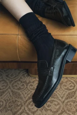 Clearance MOCASÍN PUNTA CUADRADA PIEL Mujer Zapatos