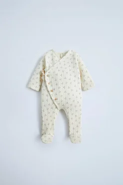 Niños ZARA 0 - 6 Meses·Homewear|0 - 6 Meses·Básicos<MONO ACOLCHADO FLORES