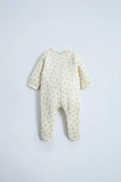 Niños ZARA 0 - 6 Meses·Homewear|0 - 6 Meses·Básicos<MONO ACOLCHADO FLORES