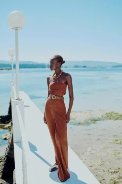 Fashion MONO ANCHO CINTURÓN Mujer Vestidos