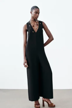 New MONO ANCHO CREPE Mujer Vestidos