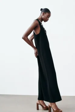 New MONO ANCHO CREPE Mujer Vestidos