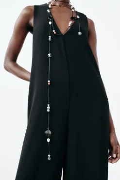 New MONO ANCHO CREPE Mujer Vestidos