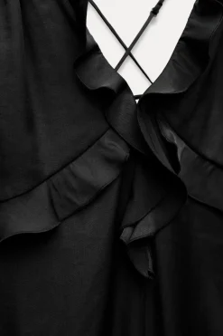 Hot MONO ANCHO VOLANTES Mujer Vestidos