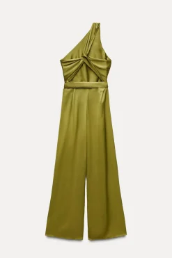 Outlet MONO ASIMÉTRICO SATINADO Mujer Vestidos