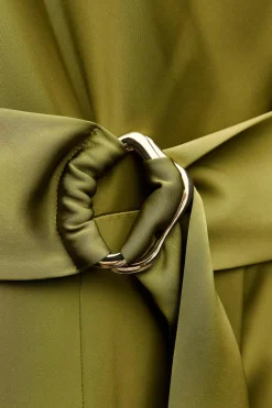 Outlet MONO ASIMÉTRICO SATINADO Mujer Vestidos