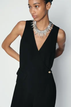 New MONO CHALECO ASIMÉTRICO Mujer Vestidos