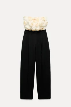 Discount MONO COMBINADO ESTRUCTURA FLORES Mujer Vestidos