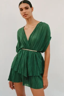 Discount MONO CORTO EFECTO ARRUGADO Mujer Vestidos