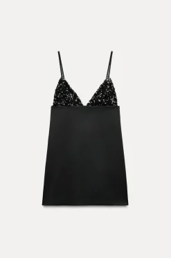 Sale MONO CORTO LENTEJUELAS Mujer Vestidos