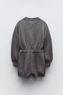 Niños ZARA 6 - 14 Años·Vestidos / Monos|6 - 14 Años·Punto<MONO CORTO PUNTO