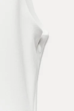 New MONO CREPE ESCOTE FLUIDO Mujer Vestidos