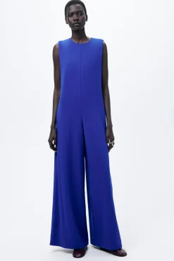 Outlet MONO CREPE PALAZZO Mujer Vestidos