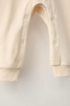 Niños ZARA 0 - 6 Meses·Ropa Interior / Pijamas|0 - 6 Meses·Homewear<MONO FELPA ESTAMPADO