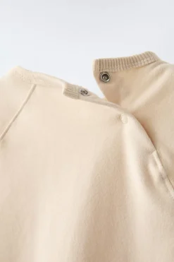 Niños ZARA 0 - 6 Meses·Ropa Interior / Pijamas|0 - 6 Meses·Homewear<MONO FELPA ESTAMPADO