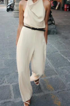 Online MONO HALTER CINTURÓN Mujer Vestidos