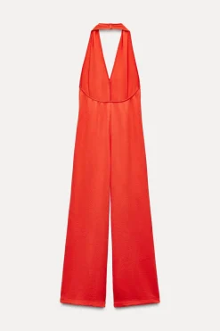 Discount MONO HALTER FLUIDO Mujer Vestidos