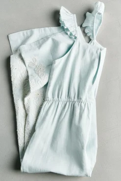 Niños ZARA 6 - 14 Años·Vestidos / Monos<MONO LARGO BORDADOS - SEA NY