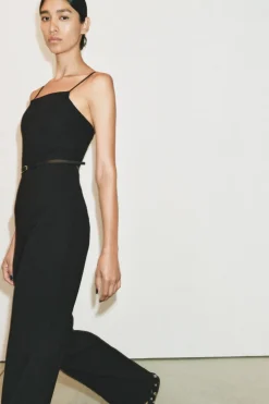 Clearance MONO LARGO CINTURÓN ZW COLLECTION Mujer Vestidos