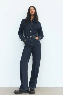 Outlet MONO LARGO DENIM TRF WIDE LEG Mujer Vestidos