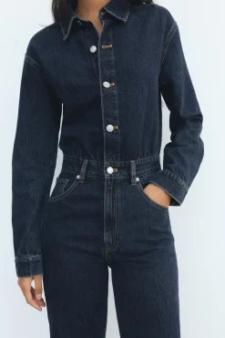 Outlet MONO LARGO DENIM TRF WIDE LEG Mujer Vestidos