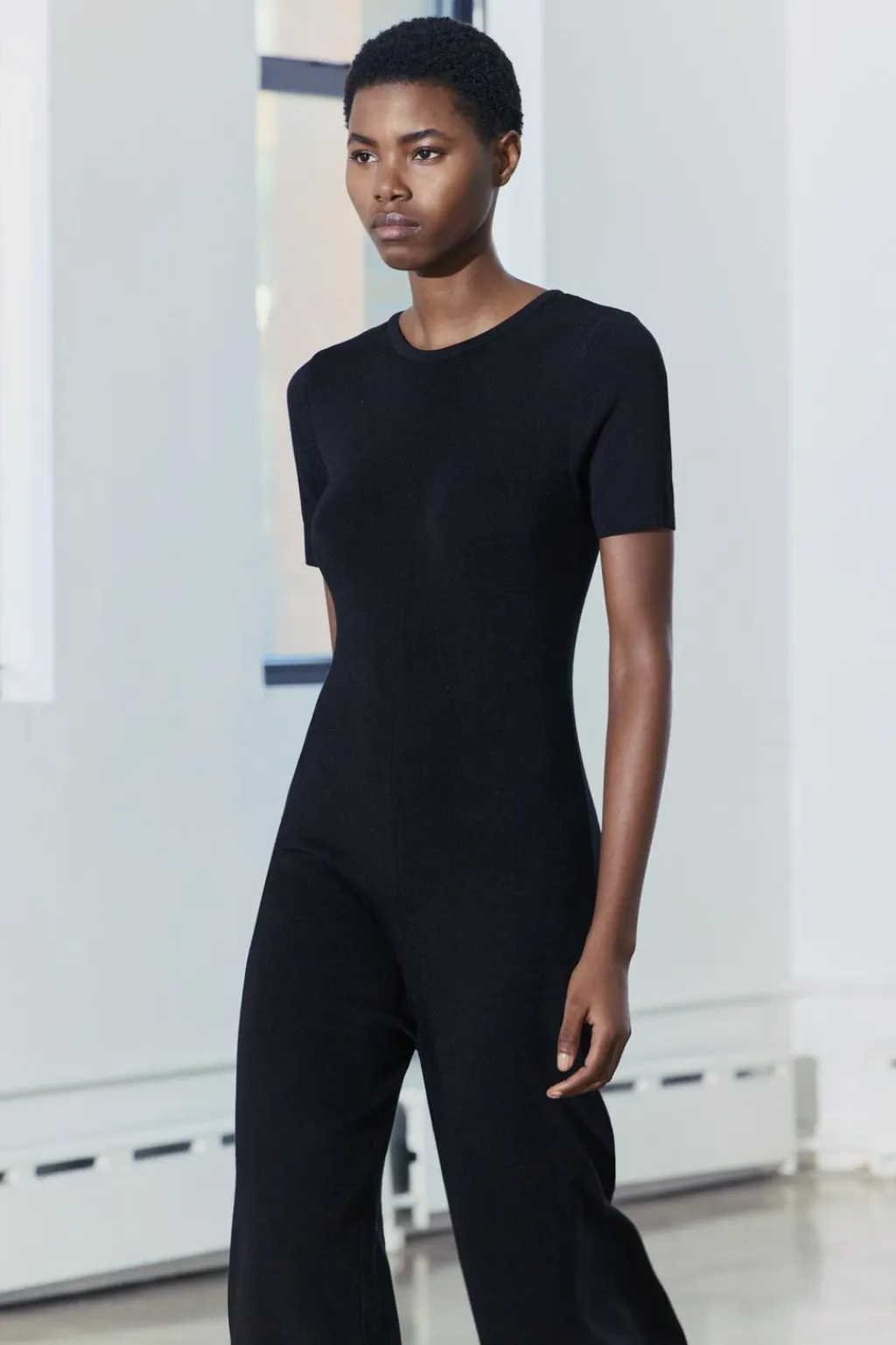 Fashion MONO LARGO PUNTO LISO Mujer Vestidos|Cárdigan / Jerséis