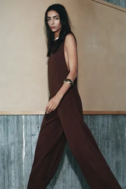 Clearance MONO PALAZZO HEAVY COTTON Mujer Vestidos