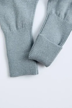 Niños ZARA 0 - 6 Meses·Punto|0 - 6 Meses·Básicos<MONO PUNTO ALGODÓN SEDA