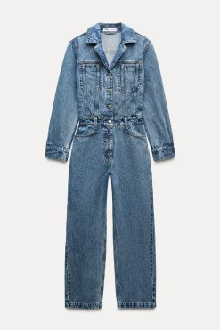 Hot MONO Z1975 LARGO DENIM Mujer Vestidos