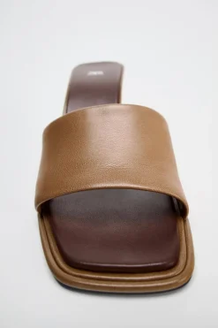 Fashion MULE TACÓN PIEL Mujer Zapatos