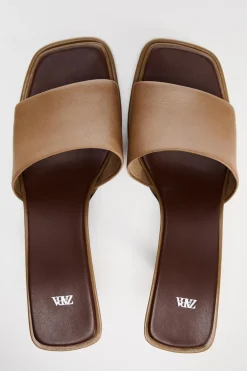 Fashion MULE TACÓN PIEL Mujer Zapatos