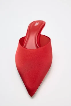 Fashion MULE TACÓN SATINADO Mujer Zapatos