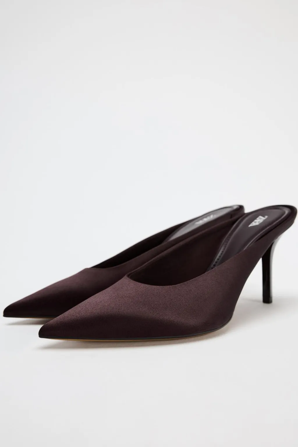 Fashion MULE TACÓN SATINADO Mujer Zapatos