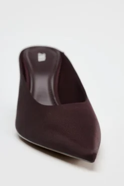 Fashion MULE TACÓN SATINADO Mujer Zapatos