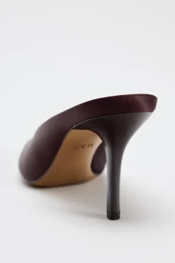 Fashion MULE TACÓN SATINADO Mujer Zapatos