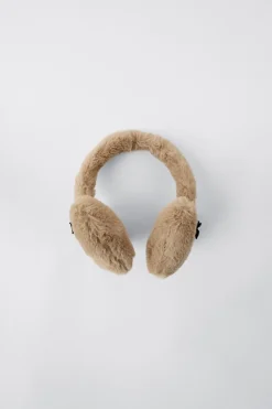 Niños ZARA 1½ - 6 Años·Accesorios|6 - 14 Años·Accesorios<OREJERAS EFECTO PELO CORAZÓN LACITOS