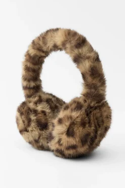 Discount OREJERAS EFECTO PELO ESTAMPADO ANIMAL Mujer Accesorios / Bisuteria