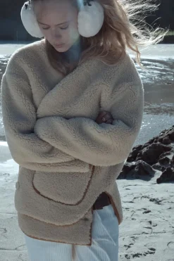 Sale OREJERAS EFECTO PELO LAZOS Mujer Accesorios / Bisuteria