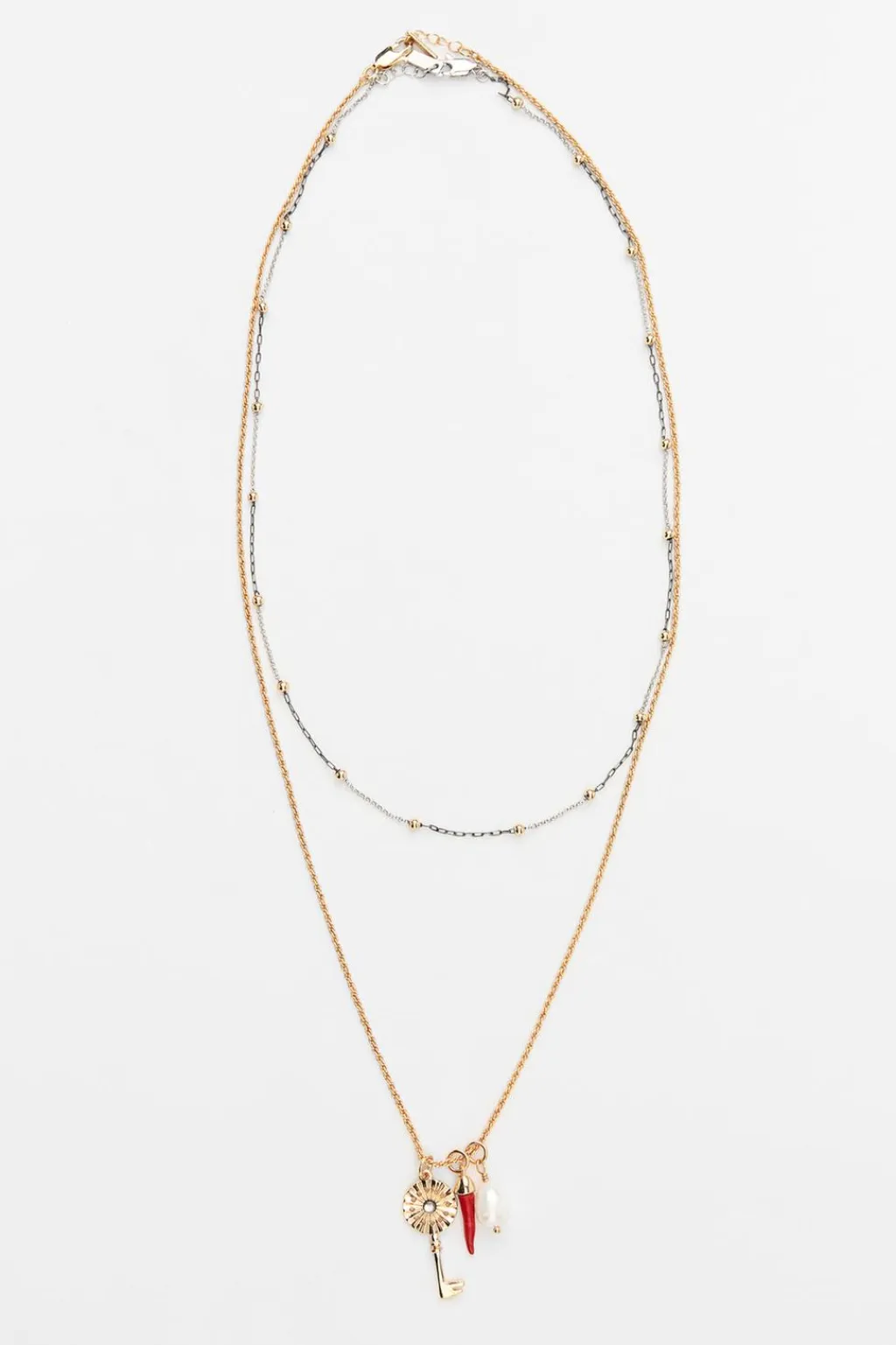 Discount PACK 2 COLLARES CHARMS Mujer Accesorios / Bisuteria