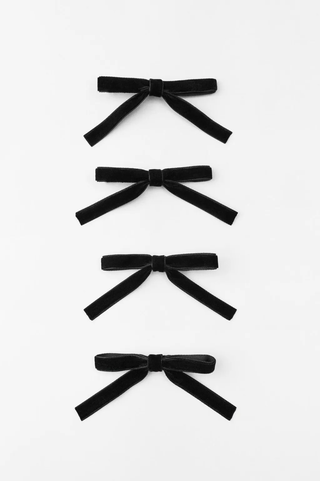 Hot PACK 4 PINZAS PELO LAZO TERCIOPELO Mujer Accesorios / Bisuteria