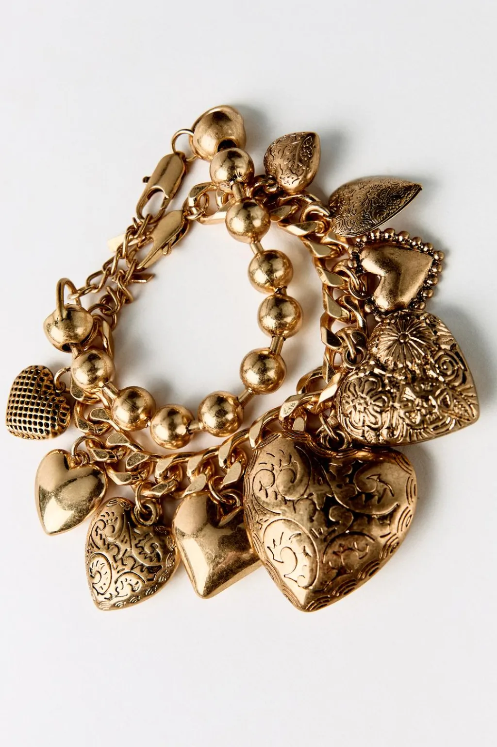 Discount PACK 2 PULSERAS BOLAS CORAZONES Mujer Accesorios / Bisuteria