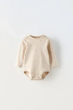 Niños ZARA 0 - 6 Meses·Bodies / Camisas|0 - 6 Meses·Homewear<PACK BODY Y CHAQUETA ESTAMPADO