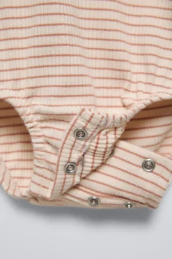 Niños ZARA 0 - 6 Meses·Bodies / Camisas|0 - 6 Meses·Leggings / Polainas<PACK BODY Y LEGGING RAYAS RIB