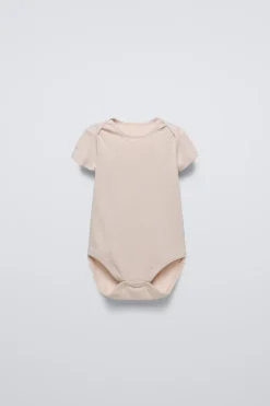 Niños ZARA 1½ - 6 Años·Ropa Interior / Calcetines|1½ - 6 Años·Ropa Interior / Calcetines<PACK CINCO BODIES TOSTADOS